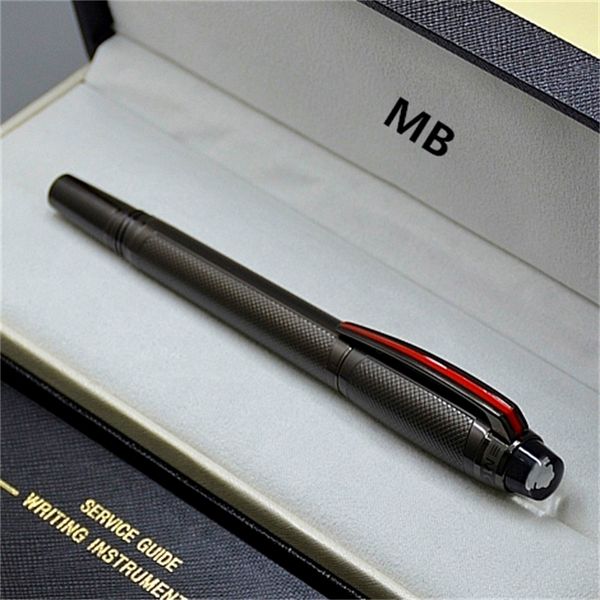 

mb pen urban speed series gray and black perlage roller ball pen pvd-plated brushed surfaces with serial number mbhd2014, Blue;orange