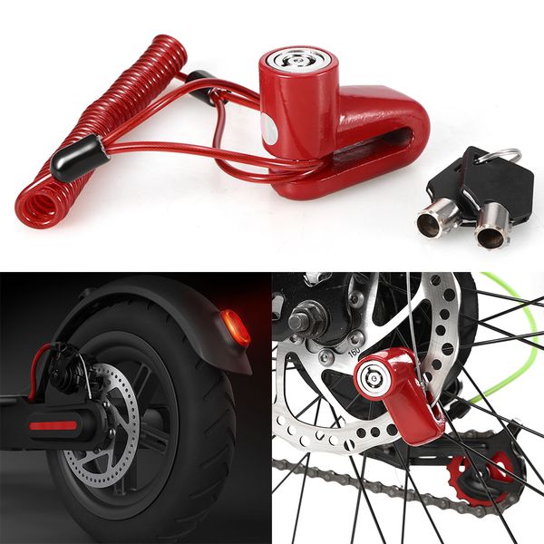 

scooter disc brake lock anti-theft scooter wheels lock chain ring brake disc for electric bicycle motorcycle safety