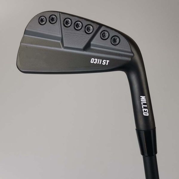 

0311st black no. 7 iron golf irons graphite and steel shaft golf club with rod cover ing