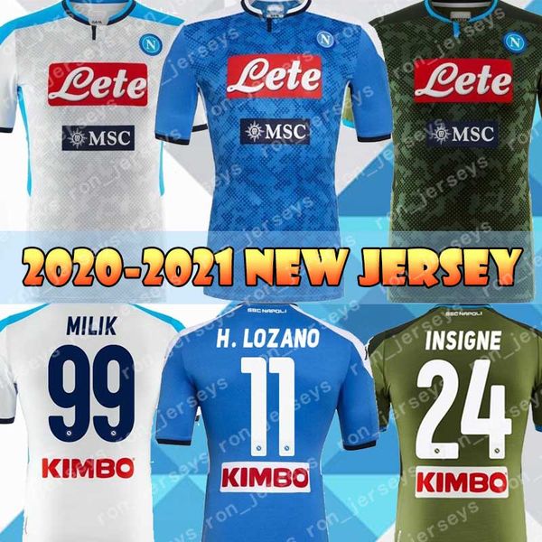 

19 20 napoli soccer jersey naples football shirt 26 koulibaly camiseta de fÃºtbol insigne milik maillot de foot allan mertens 2019 2020 home, Black;yellow