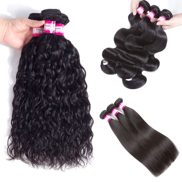 Malaysian Filipino Peruvian Body Wave Virgin Hair Bundle Deals 8a