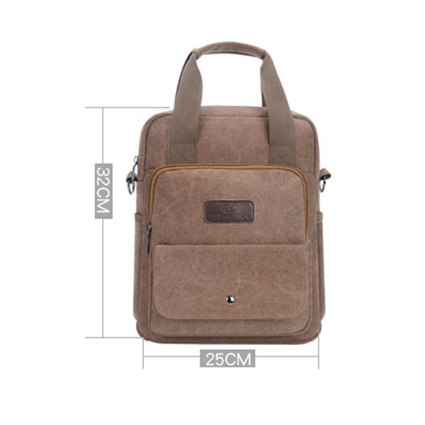 

2019 new style casual canvas shoulder bag korean-style men's outdoor backpack hand sports bag women's shoulder multi-purpose