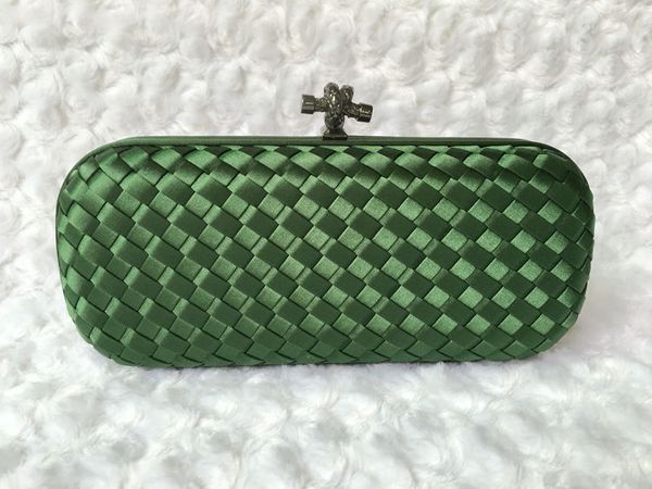 

cotton ribbon handmade women daily clutch fashion cross knitted clutches