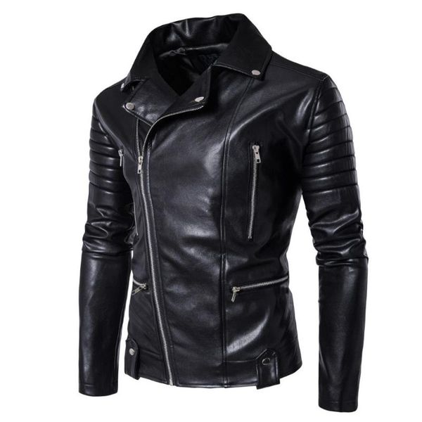 

mens plus size jacket,pu motor biker classic jacket,slim fashion style coat,cool sales,quality,casual, Black