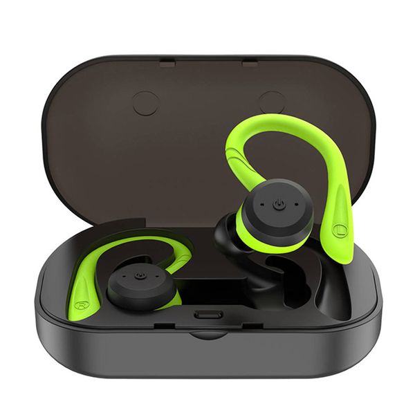 

tws be1018 wireless headphones ipx7 waterproof sport bluetooth 5.0 active noise cancelling earbuds bluetooth earphone with charging box