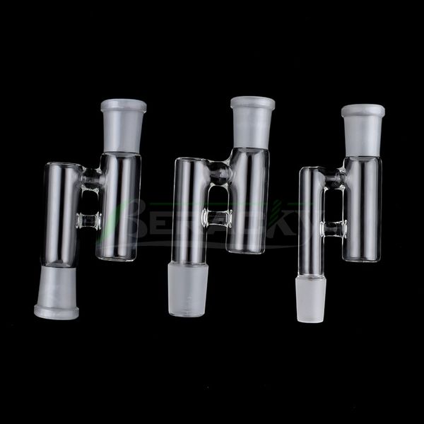 Beracky 14 mm 18 mm Rückgewinnungs-Aschefänger-Adapter, männlich, weiblich, Glas-Dropdown für Quarz-Bangers-Nägel, Bongs, Bohrinseln