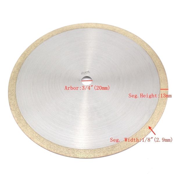 

100-400mm glass diamond blade saw standard wet cutting continuous ilovetool