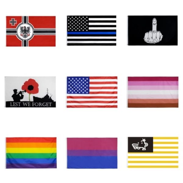 

wholesale- 10 1pcs set dot hang pennants triangular flags wedding party festival strap banner decorations supplies flags#706