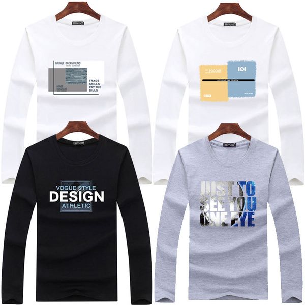 

коѬейка мђжка одежда оен новй ил мђжка ђболка длиннми Ѭђкавами, White;black