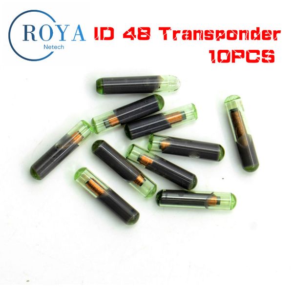 

professional 10pcs/set id48 glass transponder chip key transponder chip id48 id 48 megamos crypto