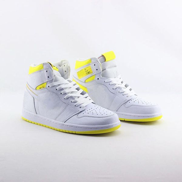 

nkj01a basketball shoes 1 retro og high first class flight 555088-170 men basketball shoes 1s white dynamic yellow black sneaker