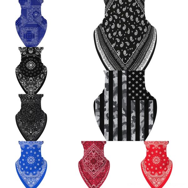 

ztvtn face fishing scarf summer mask collar sun protection cycling bandana seamless magic windproof neck breathable cycling scarf, Black