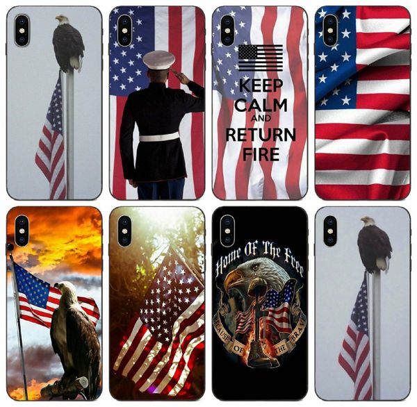 

[tongtrade] us army usa flag military proud case for apple iphone 11 pro x xs max 8s 7s 6s 5 samsung note 5 8 9 huawei g9 redmi note 7 case