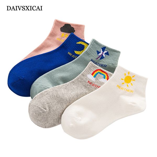 

5pairs/lot=10pieces summer boat socks female fashion printing cartoon invisible ladies socks casual short woman, Black;white