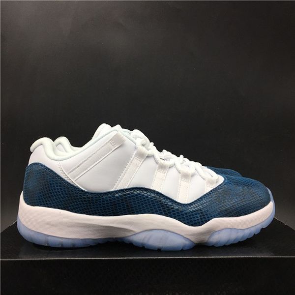 

with box 2019 mens basketball shoes sneakers 11s low navy blue snakeskin brand designer sports shoes trainers 3m reflective us7.5-14