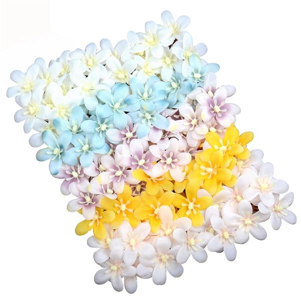 

30 silk mini daffodil artificial flower heads for wedding party home decoration diy garland rose flower wall accessories