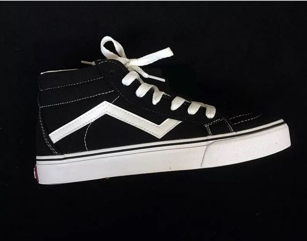 горячие Classics Black White High Скейтборд Обувь Old Skool Sk8-привет Холст Мужчины Женщины Повсе