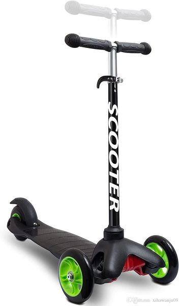 

scooters for kids toddler scooter - deluxe aluminum 3 wheel glider w/kick n go, lean 2 turn wheels, step 4 brake, toddlers training three wh