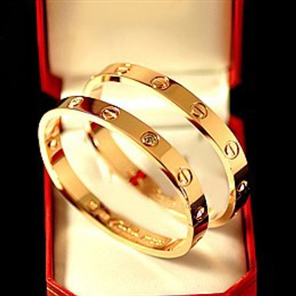 

new buckle engraving bracelet 18k rose gold titanium steel cartier diamond eternal ring bracelet not faded engraving with original box, White