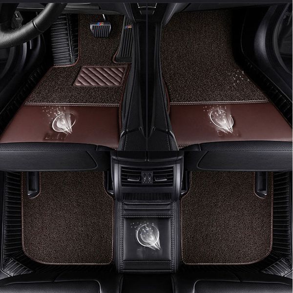 

car floor mats for tesla logo model s /x fit jaguar f-pace f-type xf xj xe xfl for alfa romeo stelvio giulia car-styling carpet