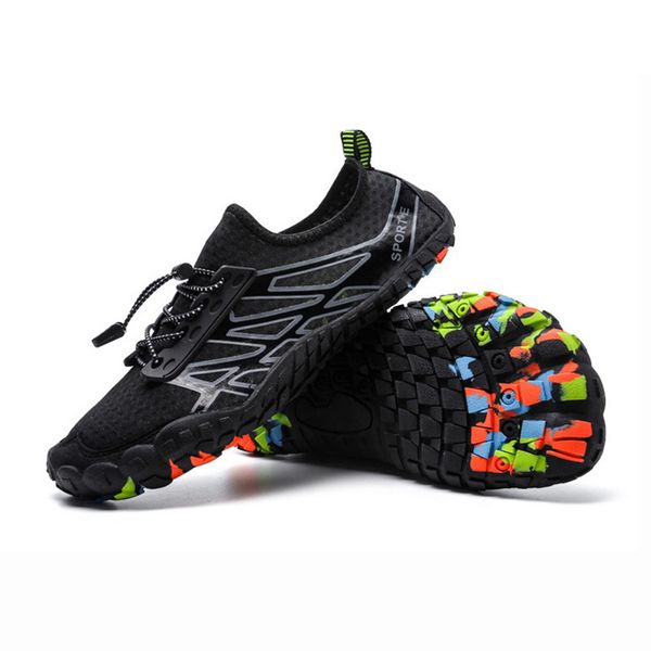 

light nonslip aqua shoes men outdoor sport women footwear breathable soft swimming sneakers elastic beach shoes wading sneakers