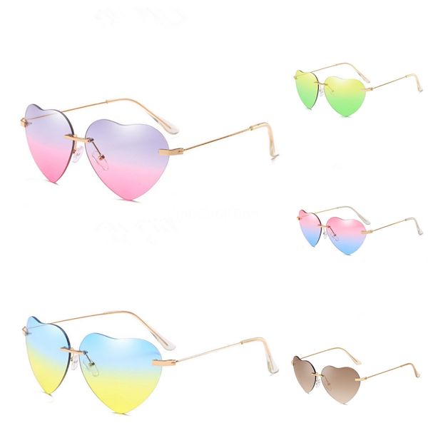 

fashion vintage heart-shaped sunglasee women men female male sunglass women's glasses feminine goggle d003 #38213, White;black