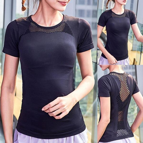 

new women yoga tank quick-dry women's workout gym clothes sleeveless backless cross sports t-shirts fitness shirt 2020, White;red