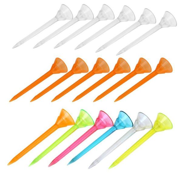 

6pcs outdoor sports golf tees plastic nails holder support training aids 6pcs outdoor sole collector gaspm