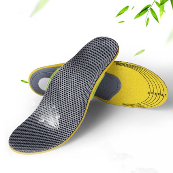 

bamboo charcoal insoles flat feet inside and outside characters comfortable breathable orthopedic insole