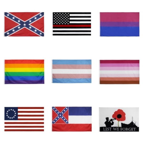

wholesale 3x5 trump flags 11 designs keep america great donald printing 2020 american election support flag banner#527