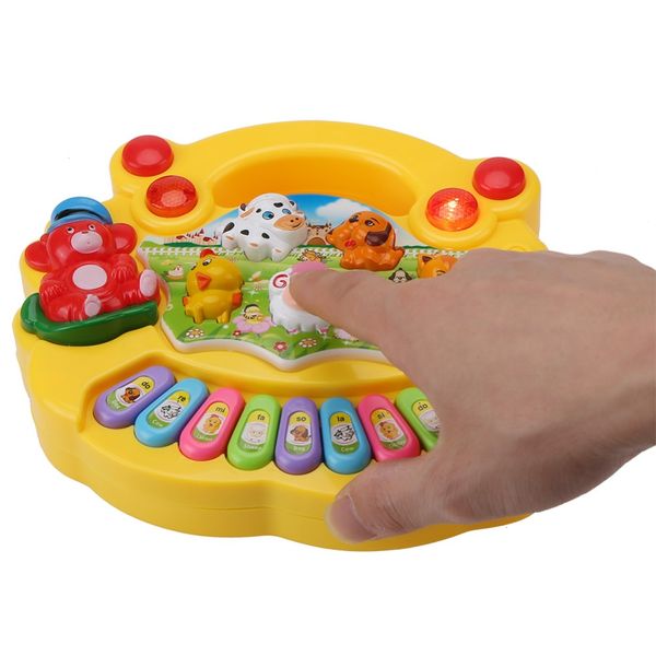 

2019 musical instrument toy baby kids animal farm piano developmental music educational toys for children gift