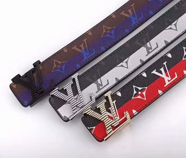 

women leather fashi design belt high large belt buckle design ing, Black;brown