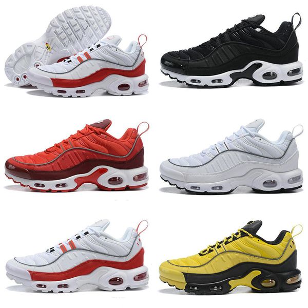 

2019 New 98 Plus TN Air Running Shoes 98s Women Men Blue Red Black Designer Trainers Sneakers Size 7-12