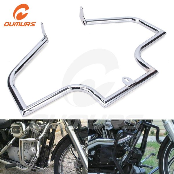 

oumurs motorcycle highway engine guard crash bar for for heritage flstc softail fat boy 2000-2009 classic