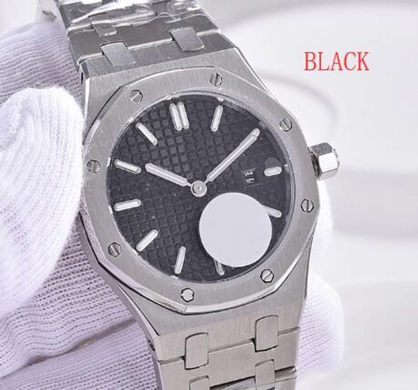 

royal oak quartz 33mm gorgeous womens watches stainless steel black dial deployment bracelet fashion watch outdoor ladies wristwatches, Slivery;brown