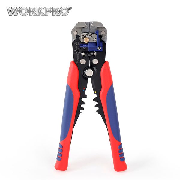 

workpro 8" crimper cable cutter automatic wire stripper multifunction pliers for wire stripping crimping terminal 0.2-6.0mm²