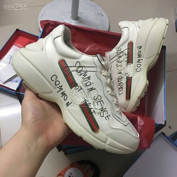 

fashionable mens shoes luxury runner casual black whiter fashion sneakers with box classical shoes for men plus size us 6-11