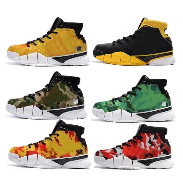 

mens basketball shoes kobe 1 protro zk1 black gold red thomas camouflage green gum kb one 1s sports trainers trainers sneaker size 40-46
