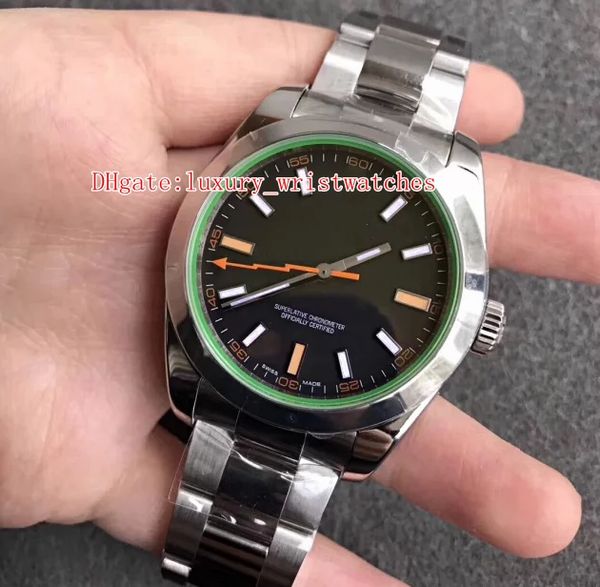 Melhores relógios de pulso masculinos ARF Top 904L Steel CAL.3131 Movement 40mm 116400 116400GV-72400 Sapphire ETA Automatic Mechanical Mens Watch Watches