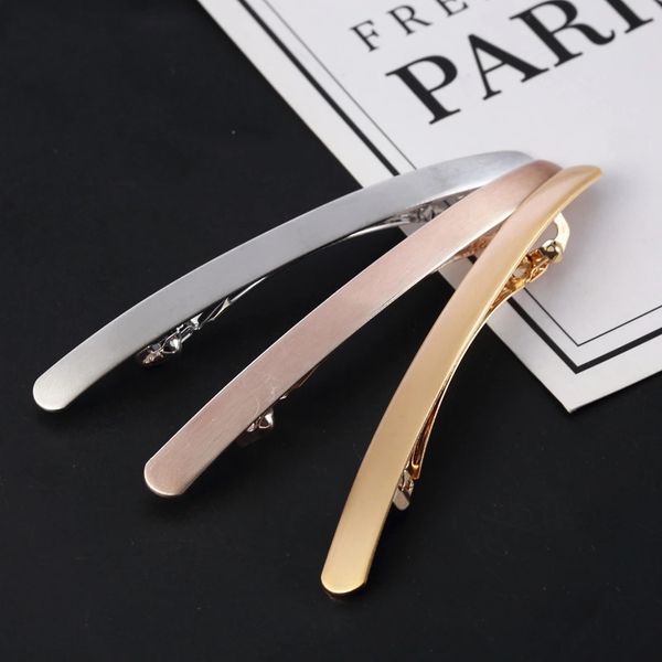 

2019 new arrival popular european usa selling hairpins ponytail glaze hair clips for women girls, Black;brown
