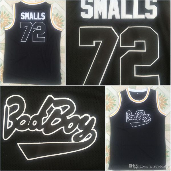 

Bad Boy Notorious Big #72 Biggie Smalls Movie Basketball Jersey 100% Stitched Black S-3XL Fast Shipping