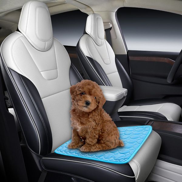 

s/m/l car anti-dirty pad mat pet cooling mats cooler bed mattress for car pet sofa cushion interior accessories