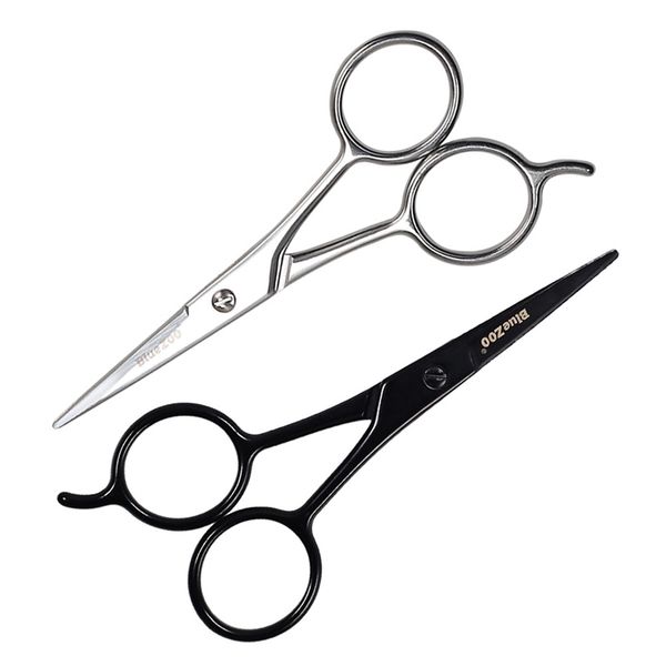 

stainless steel beard scissor for barber home use black mini size shaving shear beard trimmer eyebrow bang mustache scissor