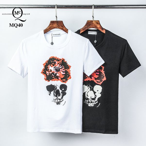 

summer new brand-designer patagonia t-shirt men's and women's fashion awe-inspiring printing short-sleeved high-quality cotton cas, White;black
