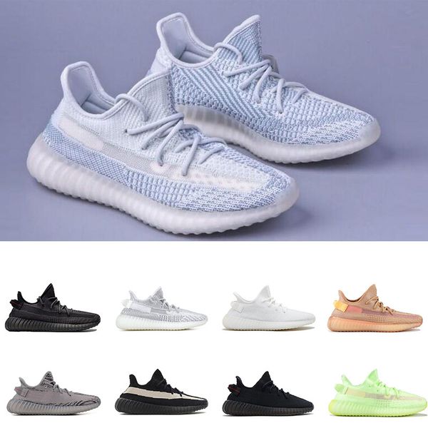 

2020 new arrivel running shoes for mens jesus womens triple white black pink sliver sunburst trainer sports sneaker size 36-45