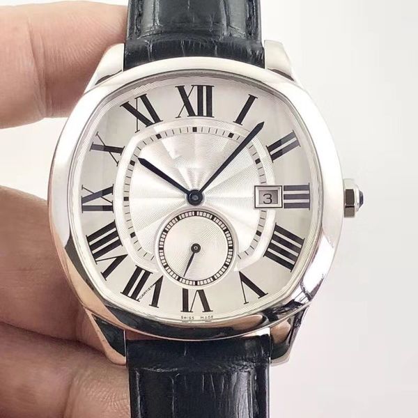 

новые высококачественные часы марки gsfactory cal.1904-ps с механическим автоматическим механизмом 40 мм мужские наручные часы, Slivery;brown