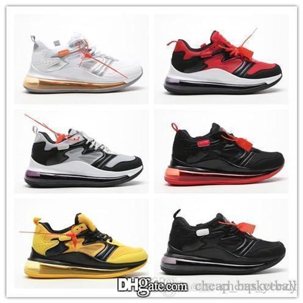 

720s mens running shoes mesh permeability gas cushion designer shoes classic black white red men sneakers jogging outdoor shoes