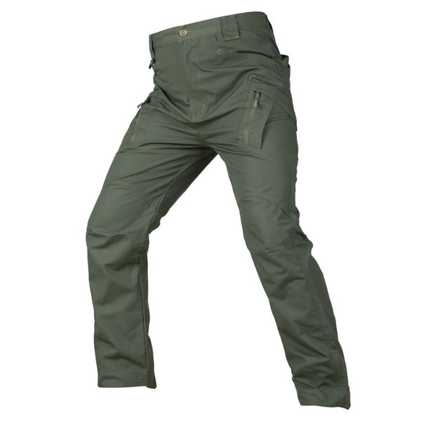 

hunting pants ix9 s-5xl ripscotton blends cargo city combat swat army multi-pockets stretch flexible man trousers, Camo;black