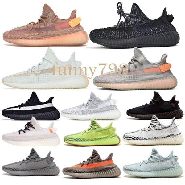 

new luxury designer women shoes men v2 zebra static cream sesame kanye west og clay true form hyperspace beluga mens running sneakers