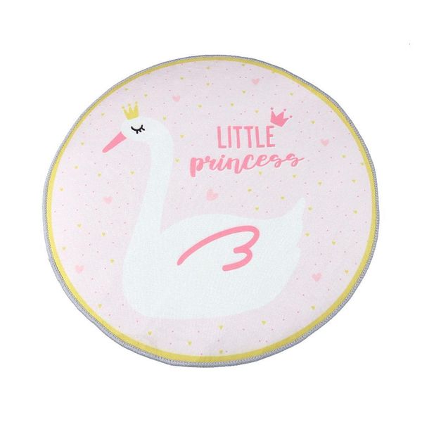 

1pc children's room carpet cartoon round nordic style carpet cute non-slip bedroom living room decoration mat floor mat